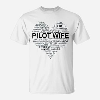 Just Winging It What A Pilot Wife Is Made Of Aviation T-Shirt - Seseable