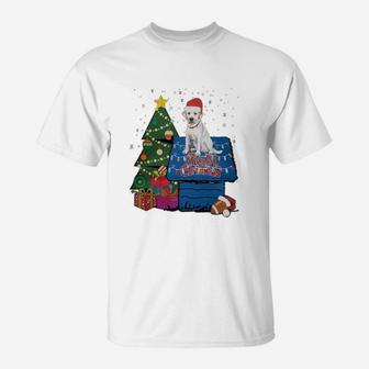 Labrador Retriever Ugly Sweater Christmas T-Shirt - Seseable