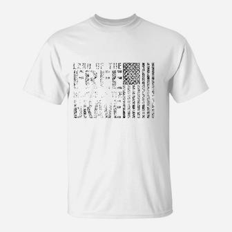 Land Of The Free, Because Of The Brave Memorial Day T-Shirt - Seseable