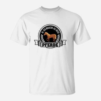 Landwirt Alle Meine Pferde T-Shirt - Seseable
