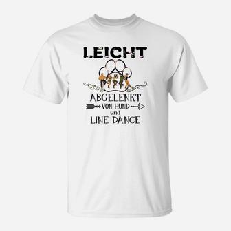 Licht Abgelenkt Von Und Line Dance T-Shirt - Seseable