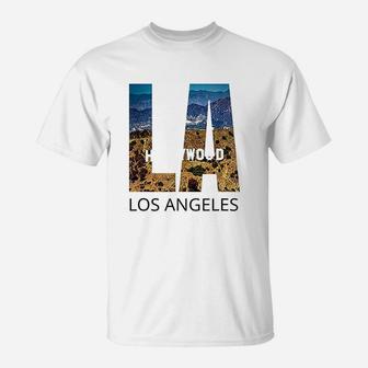 Los Angeles Ca La Hollywood California Vintage T-Shirt - Seseable