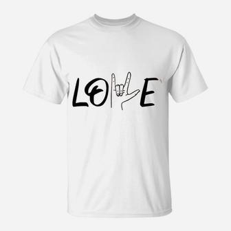 Love Women Valentines Day Love Cursive Heart Design Cute Graphic T-Shirt - Seseable