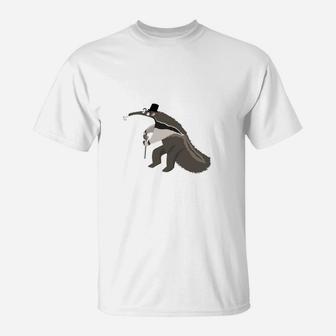 Lustiger Ameisenbär Mit Stock T-Shirt - Seseable