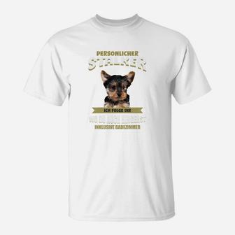 Lustiges Hunde-Motiv T-Shirt Persönlicher Schnüffler mit witzigem Spruch - Seseable