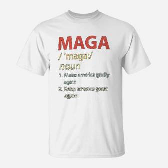 Make America Godly Again Definition Vintage T-Shirt - Seseable