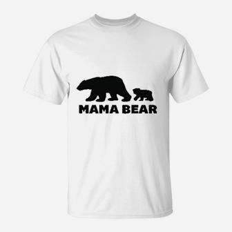 Mama Bear And Baby Bear Matching T-Shirt - Seseable