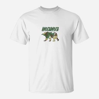 Mama Bear Camo Camo Mama Bear birthday T-Shirt | Seseable CA