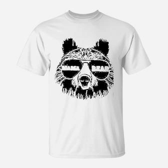 Mama Bear Funny Sunglass Graphic T-Shirt - Seseable