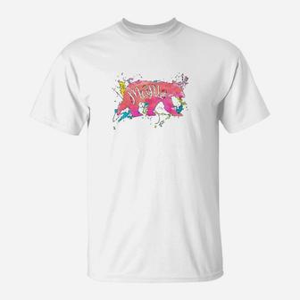 Mama Bear Watercolor T-Shirt - Seseable