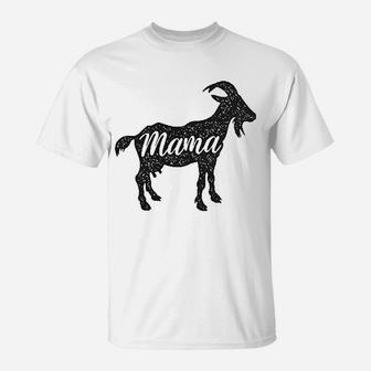 Mama Goat Funny Farm Animal Mothers Day Mom T-Shirt - Seseable