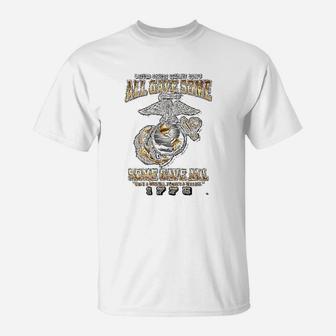 Marine Corps Sempri Fi Chrome Dog Marine Corps T-Shirt - Seseable
