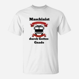 Masachinistisches Feuerwehr- T-Shirt - Seseable