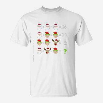 Math Teacher Christmas T-Shirt | Seseable UK