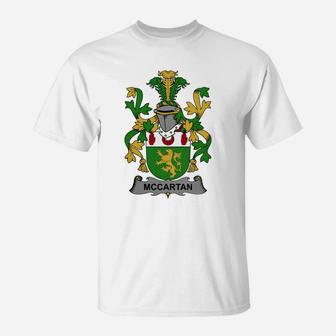 Mccartan Family Crest Irish Family Crests Ii T-Shirt - Seseable