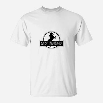 Mein Freund Dinosaurier Thema Unisex T-Shirt, Lustiges Design - Seseable
