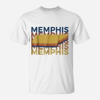 Memphis Tennessee Vintage Tn Repeat T-Shirt - Seseable