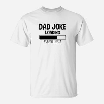Mens Dad Joke Loading Meter Comedy Premium T-Shirt - Seseable