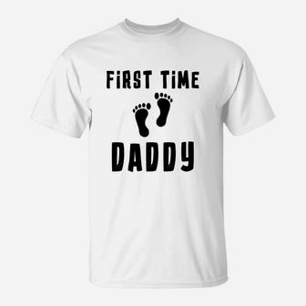 Mens First Time Daddy Funny For New And Expecting Dads T-Shirt - Seseable