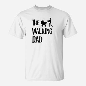 Mens Funny The Walking Dad Fathers Day Gift Premium T-Shirt - Seseable