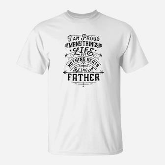 Mens Grandpa Gift Nothing Beats Being A Father Grandpa Me T-Shirt - Seseable