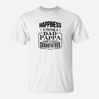 Mens Grandpa Gift Pappa Great Grandfather Men T-Shirt - Seseable