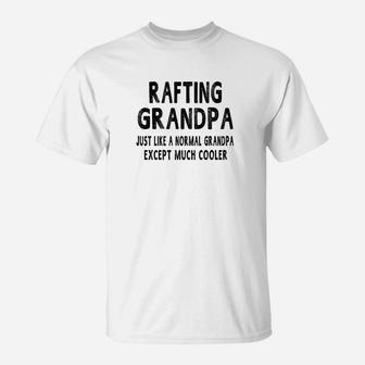 Mens Rafting Grandpa Fathers Day Gifts Grandpa Mens T-Shirt - Seseable