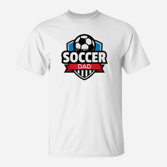 Mens Soccer Dad Fathers Day Mens Gif Premium T-Shirt - Seseable