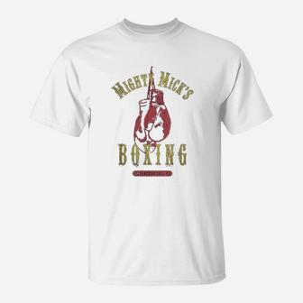 Mighty Mick's Boxing Gym Vintage Distressed And Faded T-Shirt - Seseable