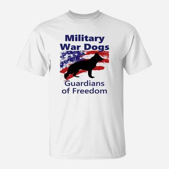 Military War Dogs T-Shirt - Seseable