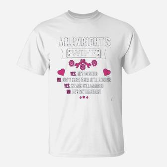 Millwright I Am A Millwright Wife Millwright T-Shirt - Seseable