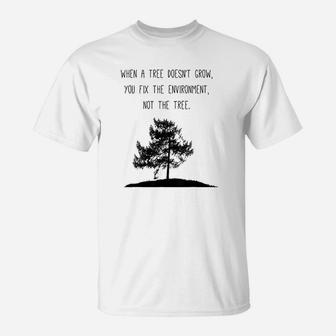 Mindset Motivation Global Warming Climate Change T-Shirt - Seseable