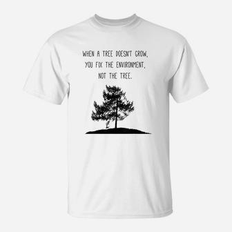 Mindset Motivation Global Warming Climate Change T-Shirt - Seseable
