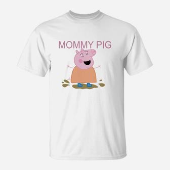 Mommy Pig T-shirt T-Shirt - Seseable