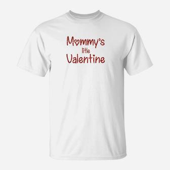 Mommys Valentine Valentines For Kids T-Shirt - Seseable
