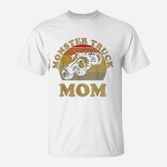 Monster Truck Mom Retro Vintage Monster Truck T-Shirt - Seseable