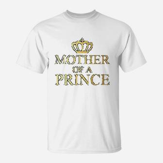 Mother Of A Prince Son Of A Queen Matching Mother And Son T-Shirt - Seseable
