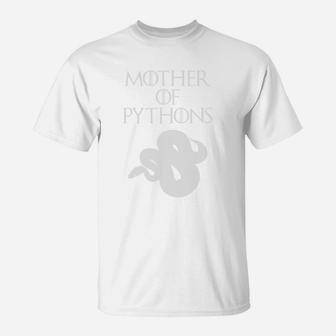 Mother Of Pythons Cute Funny Unique Snake Mom T-shirt Gift T-Shirt - Seseable