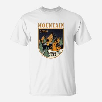 Mountain Camp Gift Camping Hiking Lovers T-Shirt - Seseable