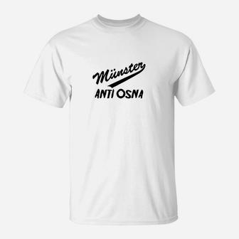 Münster Anti Osnabrück Herren T-Shirt – Sport-Rivalität Design - Seseable