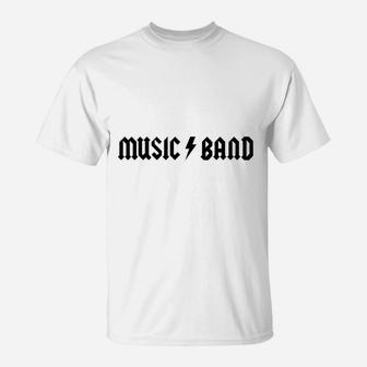 Music Band - Funny Rock Metal Band Parody T-Shirt - Seseable