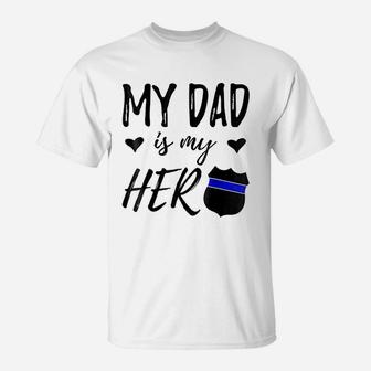 My Dad Is A Soldier Hero Proud Army Son Military Child Gift T-Shirt - Seseable