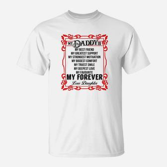 My Daddy Is My Best Friend, best christmas gifts for dad T-Shirt - Seseable
