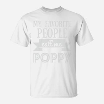 My Favorite People Call Me Pop Py Dad Gifts T-Shirt - Seseable
