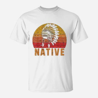 Native American Pride Vintage Native Indian T-Shirt - Seseable