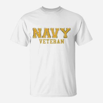 Navy Veteran T-Shirt - Seseable
