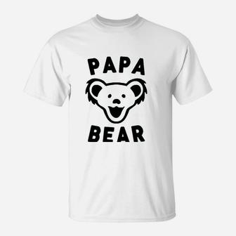 Papa Bear Best Grateful Dad Ever T-Shirt - Seseable