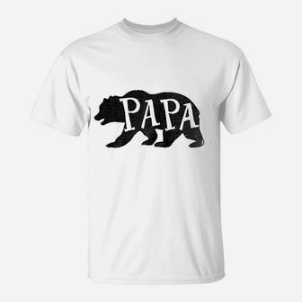 Papa Bear Husband Dad Gift Funny T-Shirt - Seseable