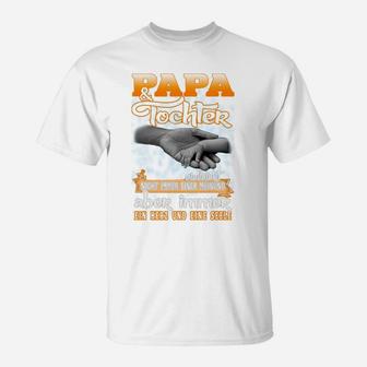 Papa & Tochter Hand in Hand T-Shirt – Motiv für Liebe und Stärke - Seseable