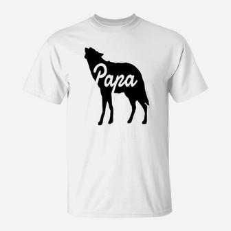Papa Wolf, best christmas gifts for dad T-Shirt - Seseable